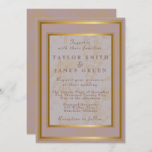 Vintager Winterurlaub - Hochzeitseinladung