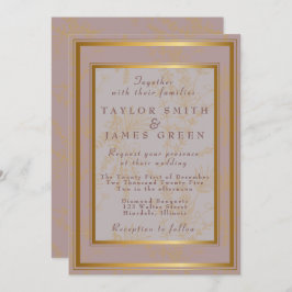 Vintager Winterurlaub - Hochzeitseinladung Feiertagskarte