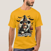 Vintager Witz verducken nicht mit Halloween T-Shirt (Vorderseite)