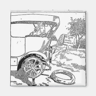 Vintager Witzmagnet Magnet