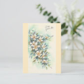 Vintager Wohlstand Postkarte (Stehend Vorderseite)