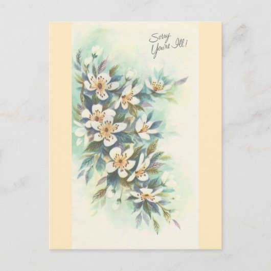 Vintager Wohlstand Postkarte (Vorderseite)