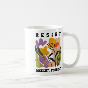 Vintager Wohnsitz Dissent Persist Floral Frauen 1 Kaffeetasse
