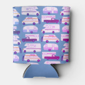 Vintager Wohnwagen Wohnmobil Camping RV Vanlife CU Dosenkühler (Vorderseite)