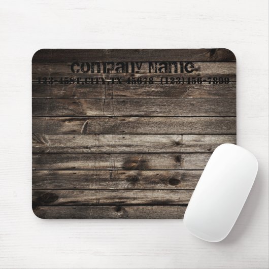 Vintager Woodgrainheimwerkerbau Mousepad (Mit Mouse)