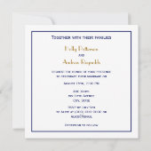 Vintager World Globe Lithograph, der die Marine Ze Einladung (Rückseite)