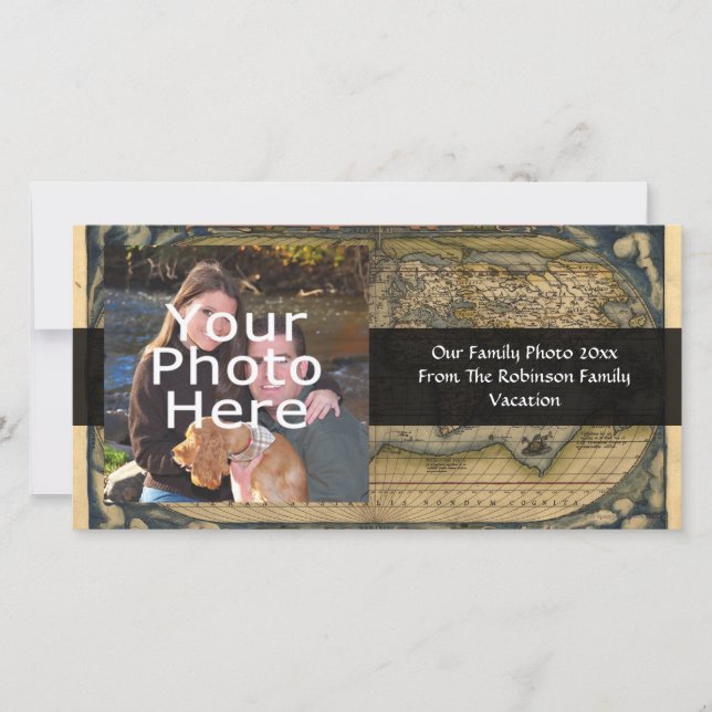 Vintager World Map Atlas Historisches Design (Vorderseite)