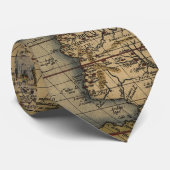 Vintager World Map Atlas Historisches Design Krawatte (Gerollt)