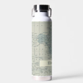 Vintager World Map Travel Individuelle Name Trinkflasche