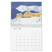 Vintager World Travel Postendar Kalender (Jan 2027)
