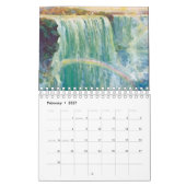 Vintager World Travel Postendar Kalender (Feb 2027)