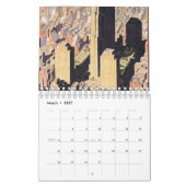 Vintager World Travel Postendar Kalender (Mär 2027)