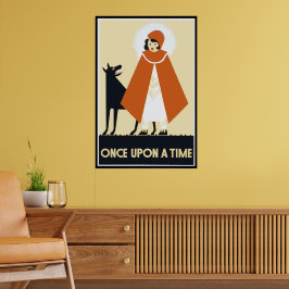 Vintager WPA Kleiner Red Riding Hood Poster