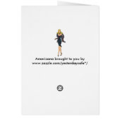 Vintager wunderschöner Glamour Girl Retro Blonde P (Hinten)