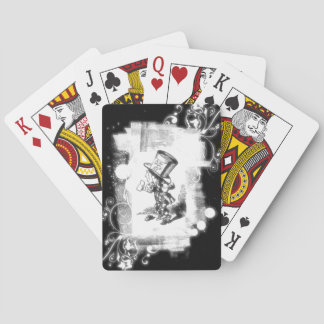 Vintager wütender Hutmacher Lewis Carroll Spielkarten