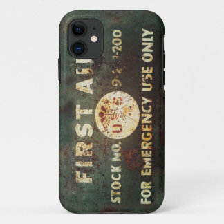 Vintager WWII Erstes ERSTE HILFE iPhone 5 Fall Case-Mate iPhone Hülle