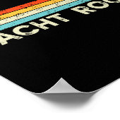 Vintager Yachtrock Poster (Ecke)