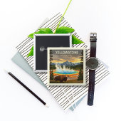 Vintager Yellowstone-Nationalpark Button