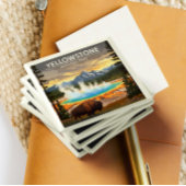Vintager Yellowstone-Nationalpark Magnet