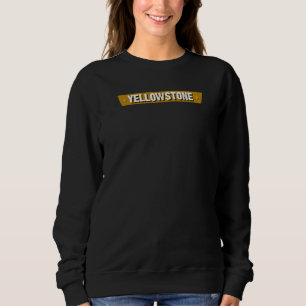 Vintager Yellowstone Nationalpark Retro Sweatshirt
