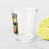 Vintager Yellowstone-Nationalpark Schnapsglas (Rechts)