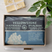 Vintager Yellowstone-Nationalpark Seidenpapier (Geschenk)