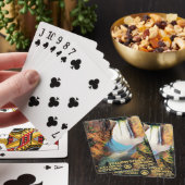 Vintager Yellowstone-Nationalpark Spielkarten (In Situ)