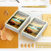 Vintager Yellowstone-Nationalpark Spielkarten