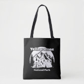Vintager Yellowstone-Nationalpark Tasche (Vorderseite)