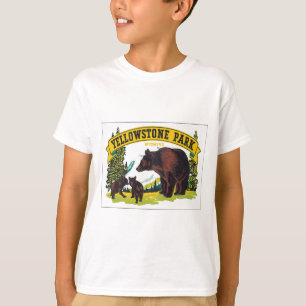 Vintager Yellowstone-Park Wyoming USA T-Shirt