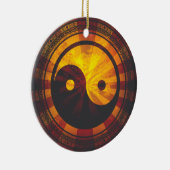 Vintager Yin Yang Keramikornament (Rechts)