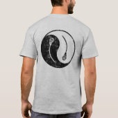 Vintager Yin Yang Lacrosse T-Shirt (Rückseite)