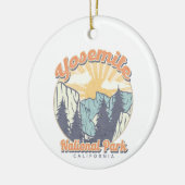 Vintager Yosemite Nationalpark California Keramik Ornament (Links)