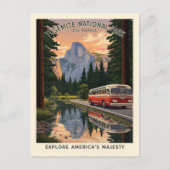Vintager Yosemite-Nationalpark Postkarte