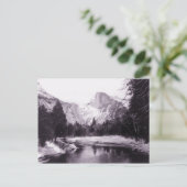 Vintager Yosemite-Nationalpark Postkarte (Stehend Vorderseite)