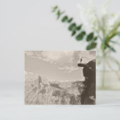 Vintager Yosemite-Nationalpark Postkarte (Stehend Vorderseite)