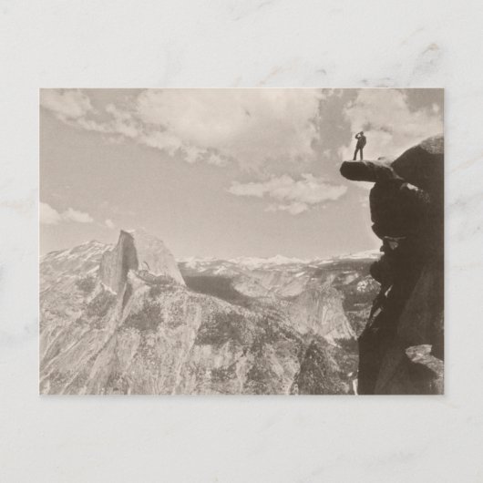 Vintager Yosemite-Nationalpark Postkarte (Vorderseite)