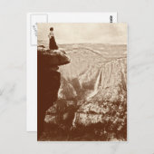 Vintager Yosemite-Nationalpark Postkarte (Vorne/Hinten)