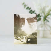 Vintager Yosemite-Nationalpark Postkarte (Stehend Vorderseite)