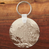 Vintager Yosemite-Nationalpark Schlüsselanhänger (Vorderseite)