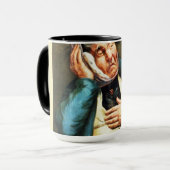 "Vintager Zahnarzt" Tasse (Vorderseite Links)