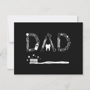 Vintager Zahnarzt Vater Vater Großvater Vater Tag  Postkarte
