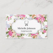 Vintager Zahnarzt Visitenkarte (Vorderseite)