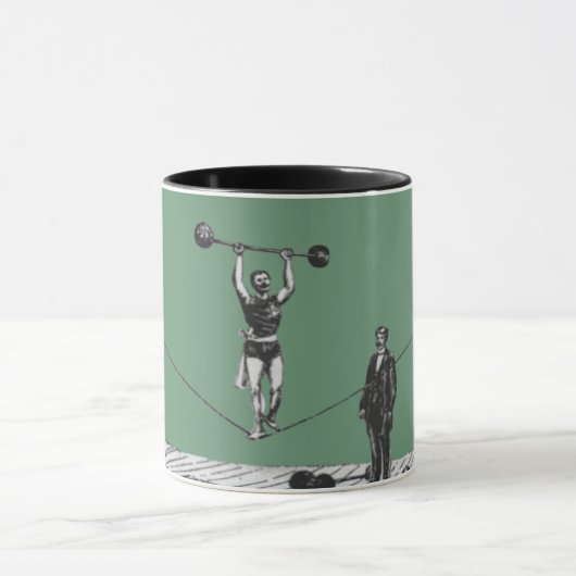 Vintager Zahnhemd-Zahnradentnahmekreis Tasse (Zentrum)