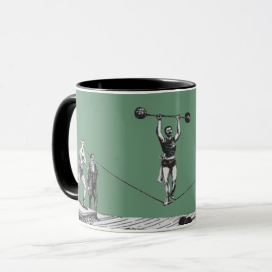 Vintager Zahnhemd-Zahnradentnahmekreis Tasse (Vorderseite Links)