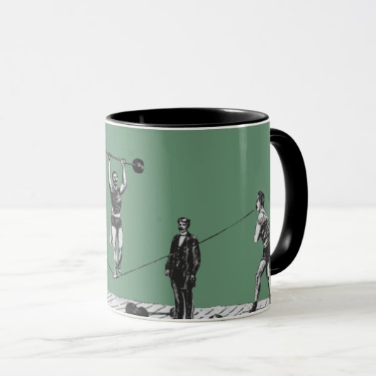 Vintager Zahnhemd-Zahnradentnahmekreis Tasse (VorderseiteRechts)