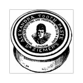 Vintager Zahnpasta Container Gummi Briefmarke Gummistempel (Prägung)