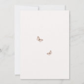 Vintager zarter Springtime Pastel Osterbrunch Einladung (Rückseite)