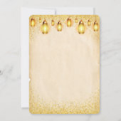 Vintager Zauberappel unserer Babydusche Einladung (Rückseite)