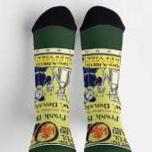 Vintager Zauberer für Oz Buchcover Art, Titelseite Socken (Oben)
